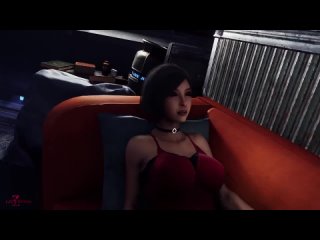 resident evil. ada wong. big ass. animation 3d video sex.