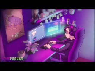 mona. travis. (artist: lewd frogo). animated video hentai sex.